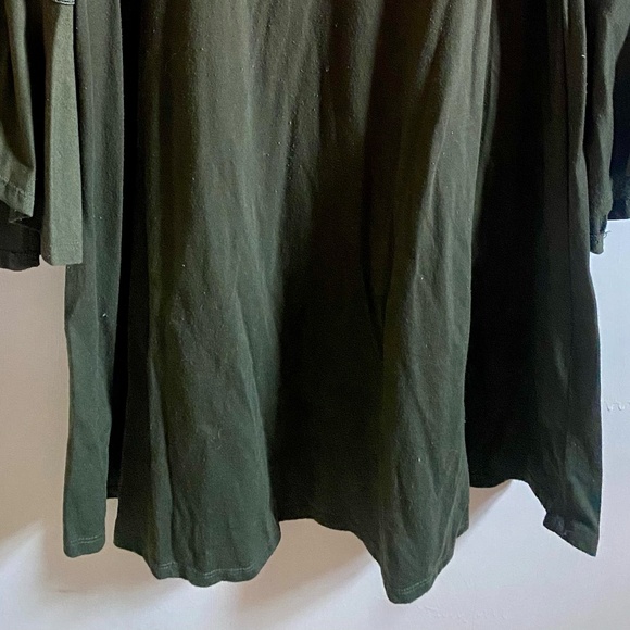 Just Found XL Olive Green Lace Sleeve Dress - Picture 2 of 3